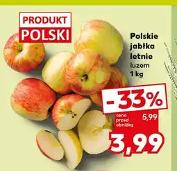 Kaufland Jabłka polskie letnie oferta
