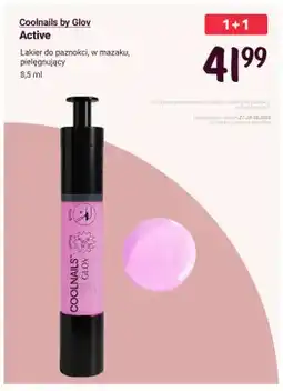 Rossmann Lakier do paznokci w mazaku pielęgnujący Coolnails by Glov Active oferta