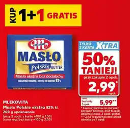 Kaufland Masło polskie ekstra Mlekovita 82% oferta