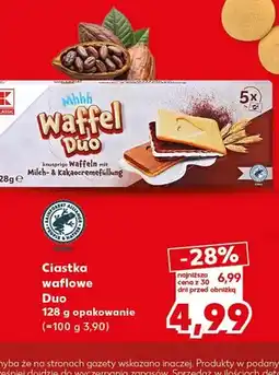Kaufland Ciastka waflowe Duo K-Classic oferta