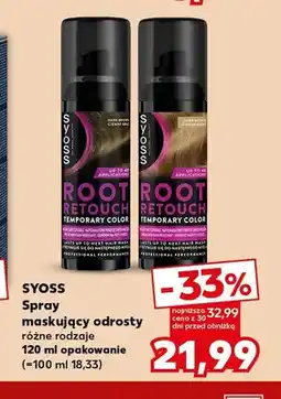 Kaufland Spray maskujący odrosty Syoss oferta