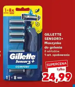 Kaufland Maszynka do golenia Gillette Sensor3+ 8 wkładów oferta