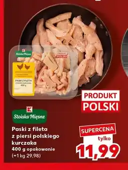 Kaufland Paski z fileta z piersi kurczaka Stoisko Mięsne oferta