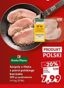 Kaufland Sznycle z fileta z piersi kurczaka Stoisko Mięsne oferta