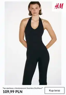 H&M Top sportowy z biustonoszem Seamless DryMove H & M oferta
