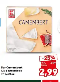 Kaufland Ser Camembert K-Classic oferta
