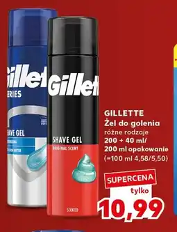 Kaufland Żel do golenia Gillette Series Cocoa Butter oferta