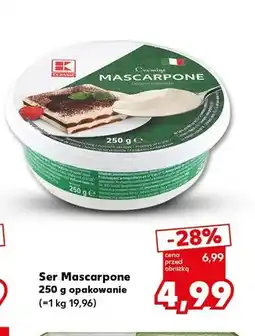 Kaufland Ser Mascarpone K-Classic oferta