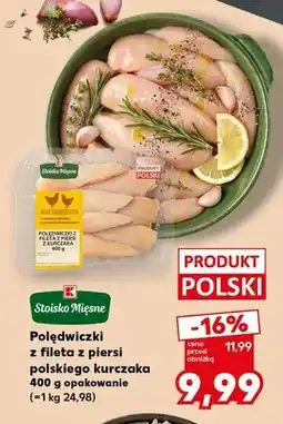 Kaufland Polędwiczki z fileta z piersi kurczaka Stoisko Mięsne oferta