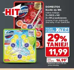 Kaufland Kostki do WC Domestos oferta
