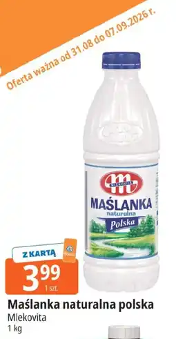 E.Leclerc Maślanka naturalna polska Mlekovita oferta