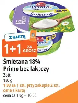 E.Leclerc Śmietana 18% Primo bez laktozy Zott oferta