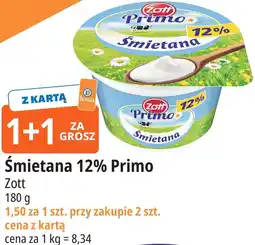 E.Leclerc Śmietana 12% Primo Zott oferta