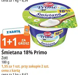 E.Leclerc Śmietana 18% Primo Zott oferta