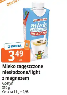 E.Leclerc Mleko zagęszczone niesłodzone/light z magnezem Gostyń oferta