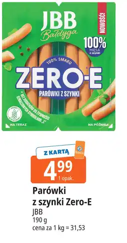 E.Leclerc Parówki z szynki Zero-E JBB oferta