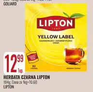 E.Leclerc Herbata Czarna Lipton Yellow Label oferta