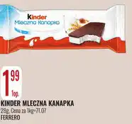 E.Leclerc Kinder Mleczna Kanapka Ferrero oferta