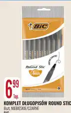 E.Leclerc Komplet długopisów Round Stic Bic oferta