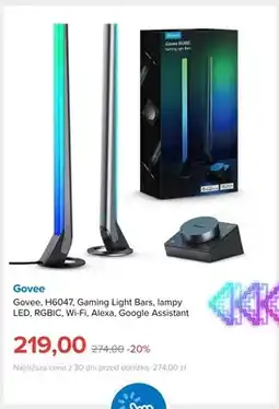 Smyk Lampy LED Govee H6047 Gaming Light Bars Rgbic oferta