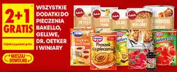 Biedronka Wszystkie dodatki do pieczenia Bakalland, Gellwe, Dr. Oetker i Winiary oferta