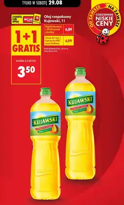 Biedronka Olej rzepakowy Kujawski oferta
