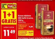 Biedronka Kawa mielona MK Café Crema oferta