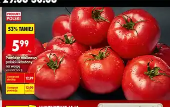 Biedronka Pomidory malinowe polskie układane oferta