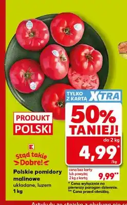 Kaufland Pomidory malinowe polskie oferta