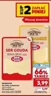 Kaufland Ser gouda w plastrach Mlekovita oferta