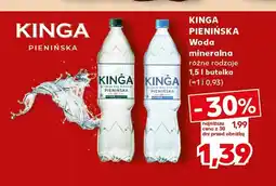 Kaufland Woda mineralna niegazowana Kinga Pienińska oferta