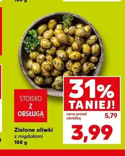 Kaufland Zielone oliwki z migdałami oferta