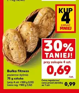 Kaufland Bułka fitness pszenno-żytnia oferta