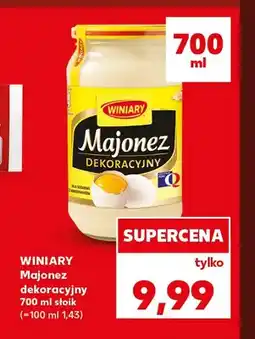 Kaufland Majonez dekoracyjny Winiary oferta