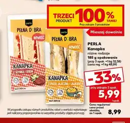 Kaufland Kanapka z szynką i serem Perla Pełna Dobra oferta