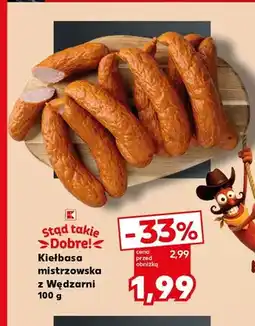 Kaufland Kiełbasa mistrzowska z Wędzarni Stąd Takie Dobre! oferta