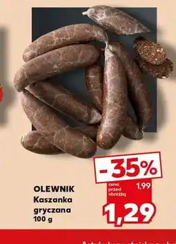 Kaufland Kaszanka gryczana Olewnik oferta