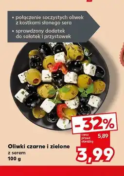 Kaufland Oliwki czarne i zielone z serem oferta