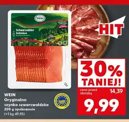Kaufland Oryginalna szynka szwarcwaldzka Wein oferta
