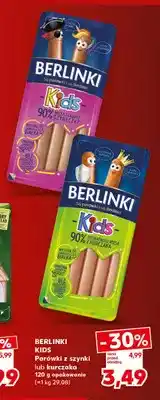 Kaufland Parówki z szynki Berlinki Kids oferta