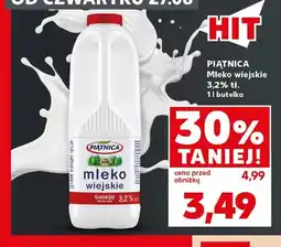 Kaufland Mleko wiejskie Piątnica 3,2% oferta