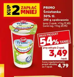 Kaufland Śmietanka Primo 30% oferta