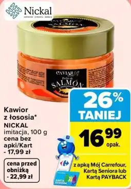 Carrefour Kawior z łososia NICKAL oferta