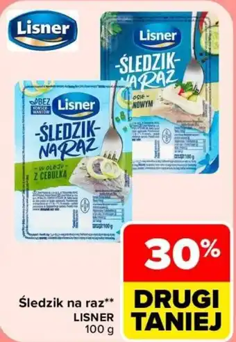 Carrefour Śledzik na raz LISNER oferta
