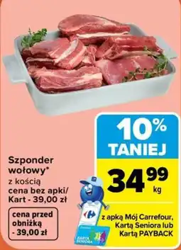 Carrefour Szponder wołowy oferta