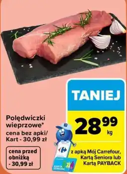 Carrefour Polędwiczki wieprzowe oferta