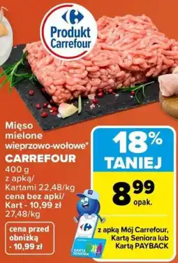 Carrefour Mięso mielone wieprzowo-wołowe* CARREFOUR oferta
