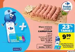 Carrefour Mięso mielone z indyka CARREFOUR oferta