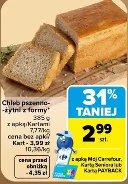 Carrefour Chleb pszenno-żytni z formy* oferta