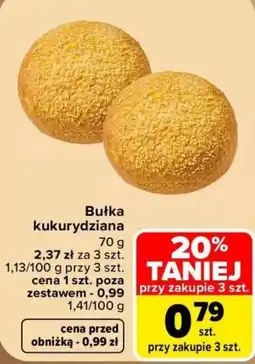 Carrefour Bułka kukurydziana oferta